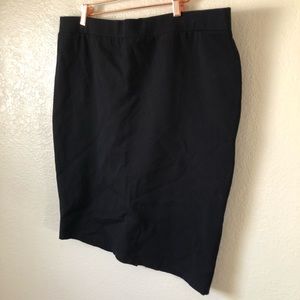 3️⃣✅2️⃣0️⃣ Black Knee Length Skirt